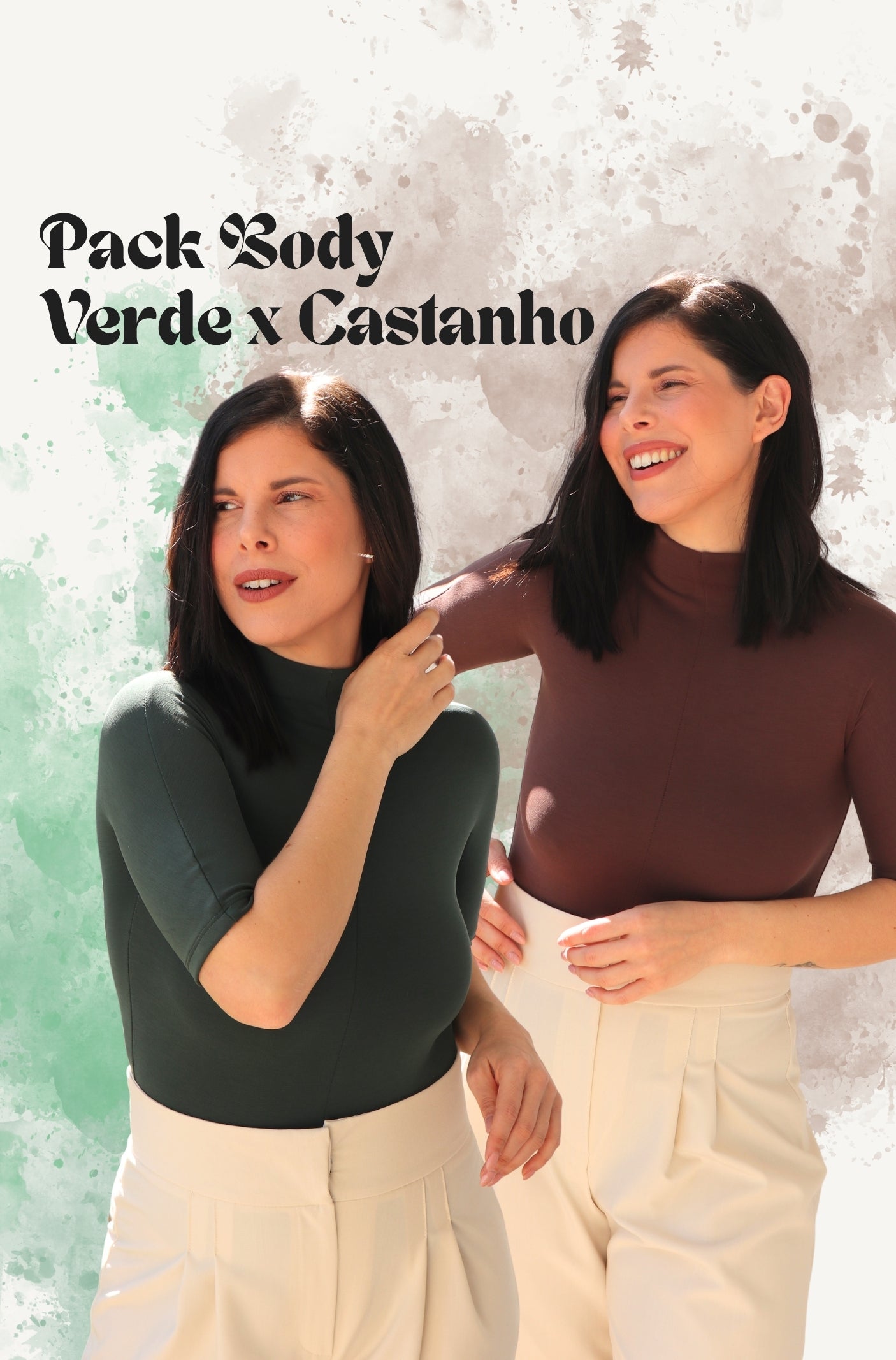 Pack Body x Verde & Castanho