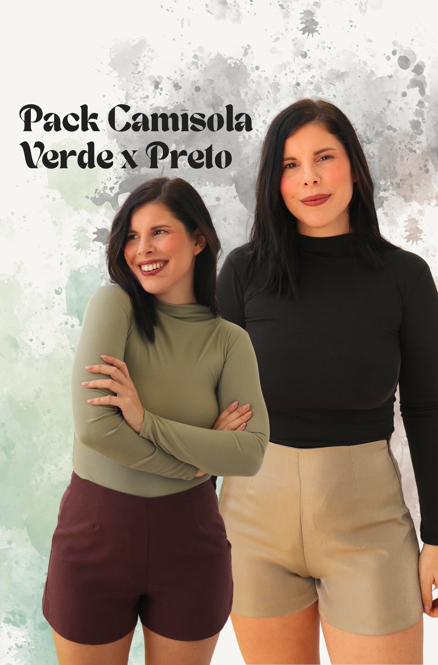 Pack Camisola x Verde & Preto