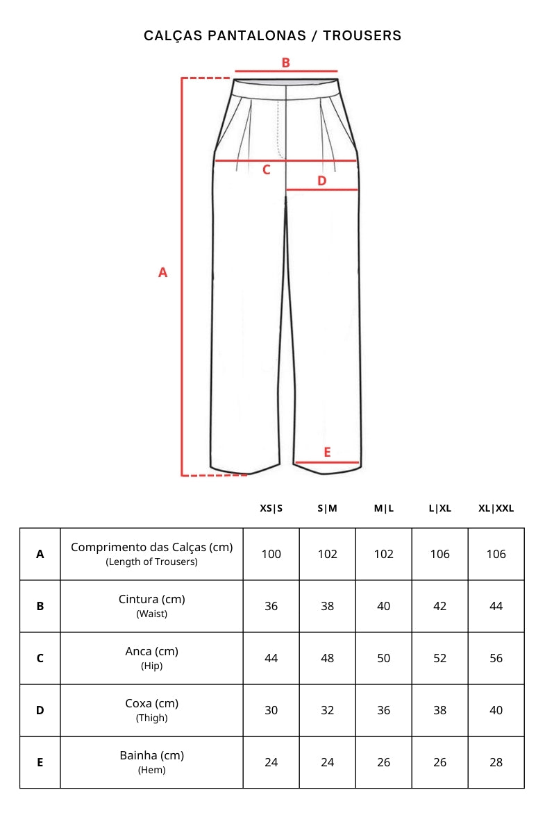 CALÇAS PANTALONAS | PRETO