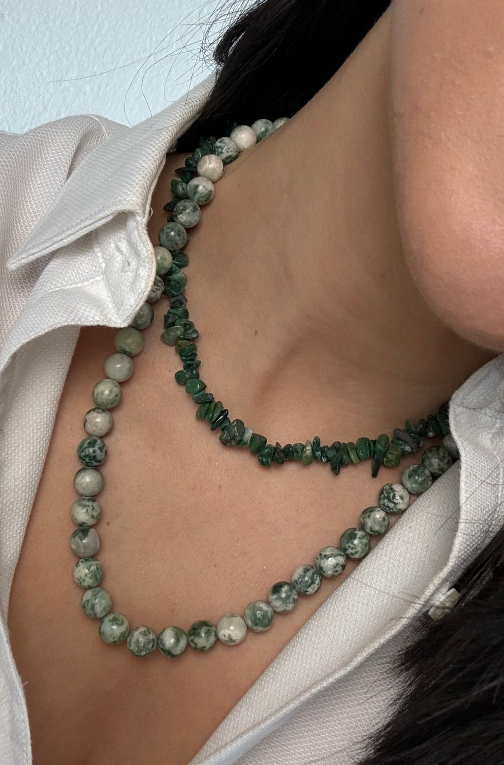 Colar de Pedras Verde