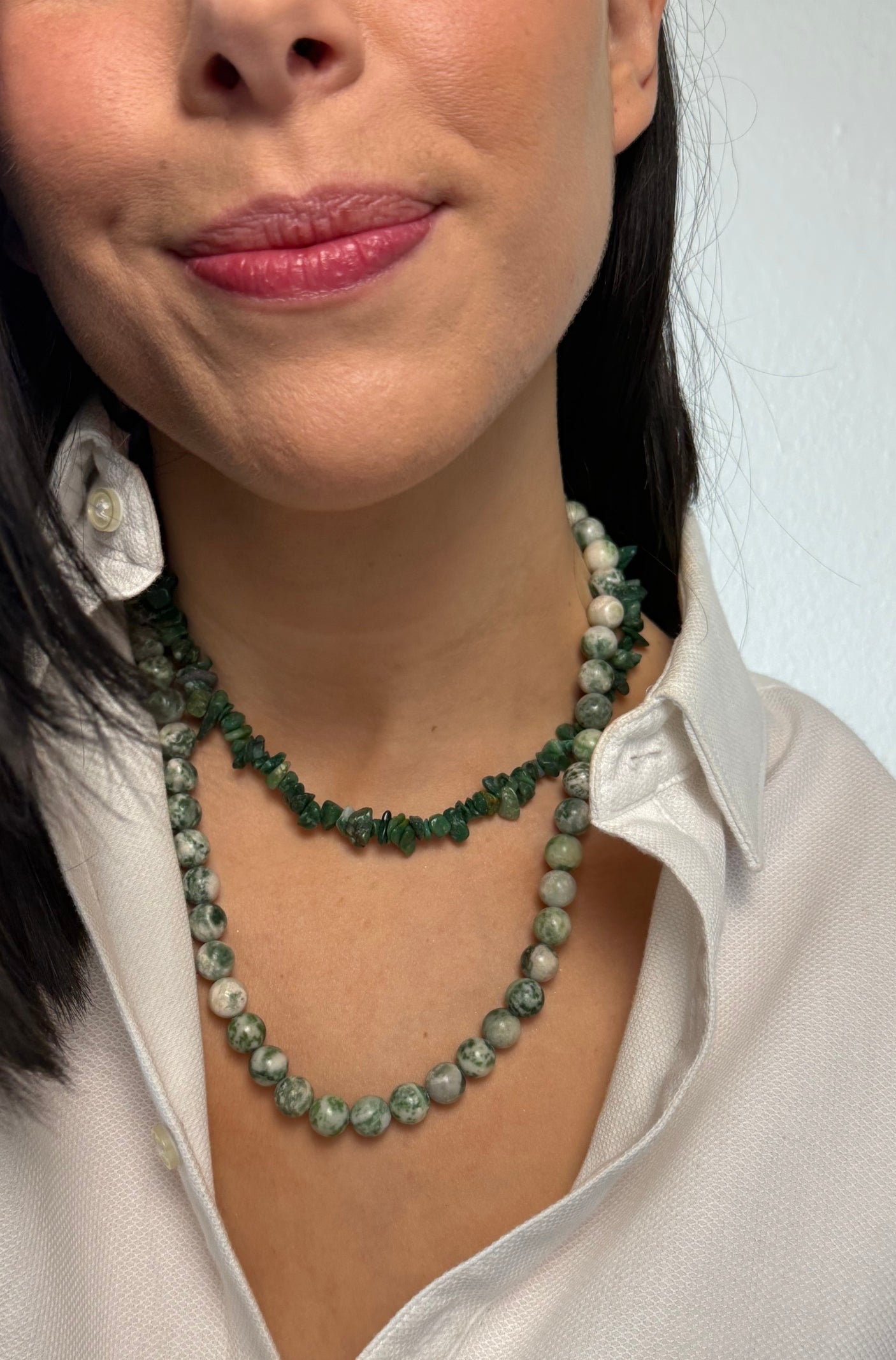 Colar de Pedras Verde