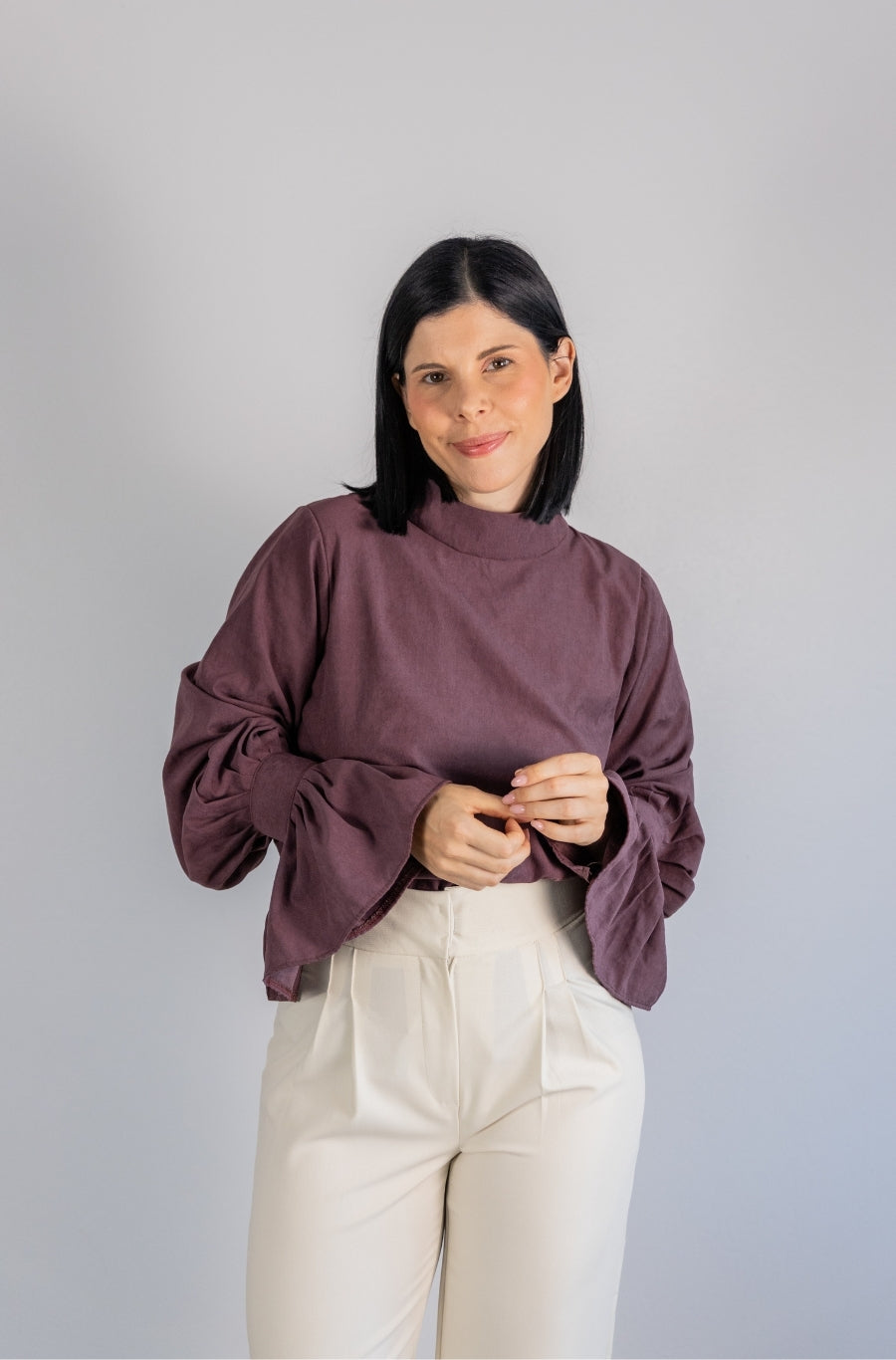 Blusa Pureza Bordou