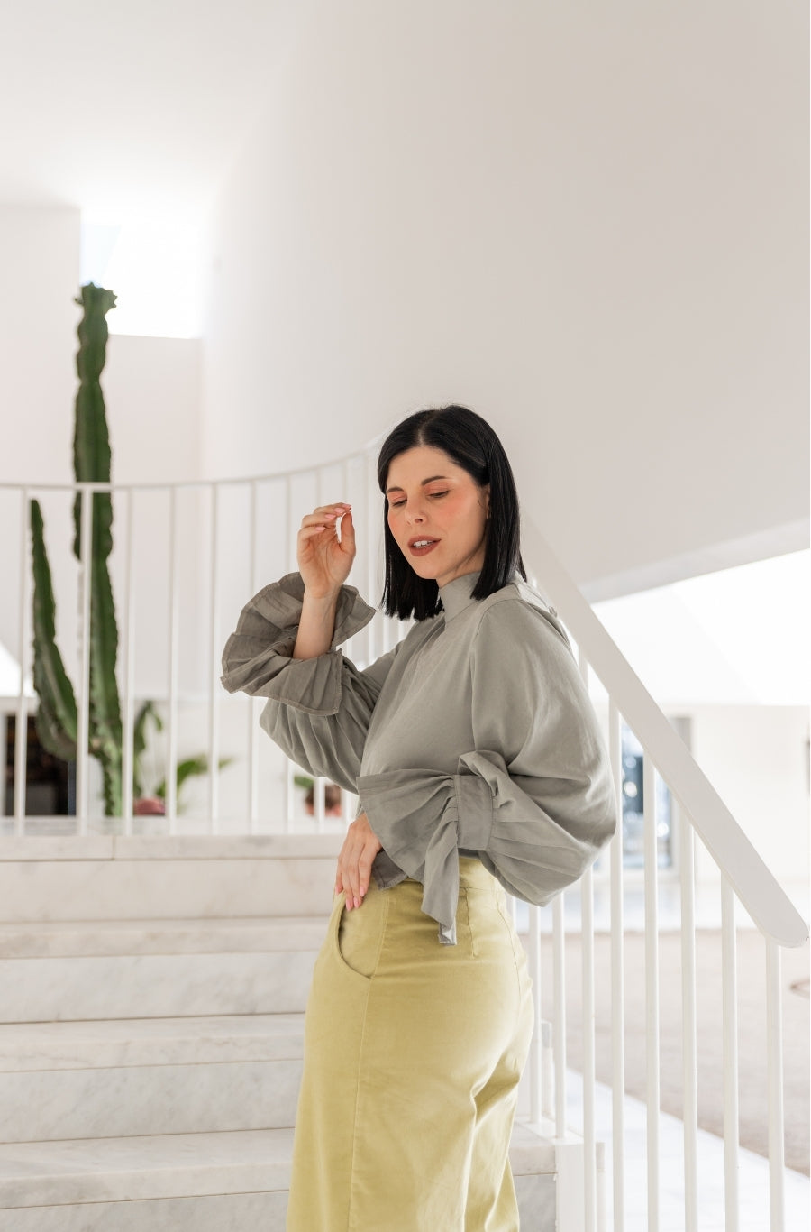 Blusa Pureza Verde Matcha