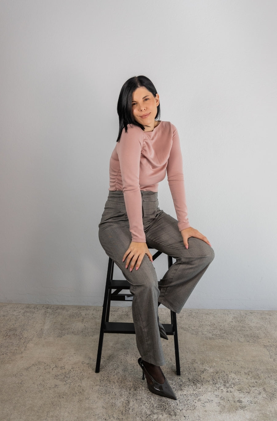 Calças Barrel Espiga