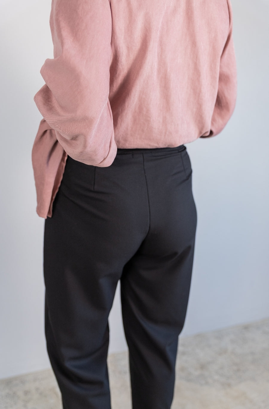 Calças Barrel Preto