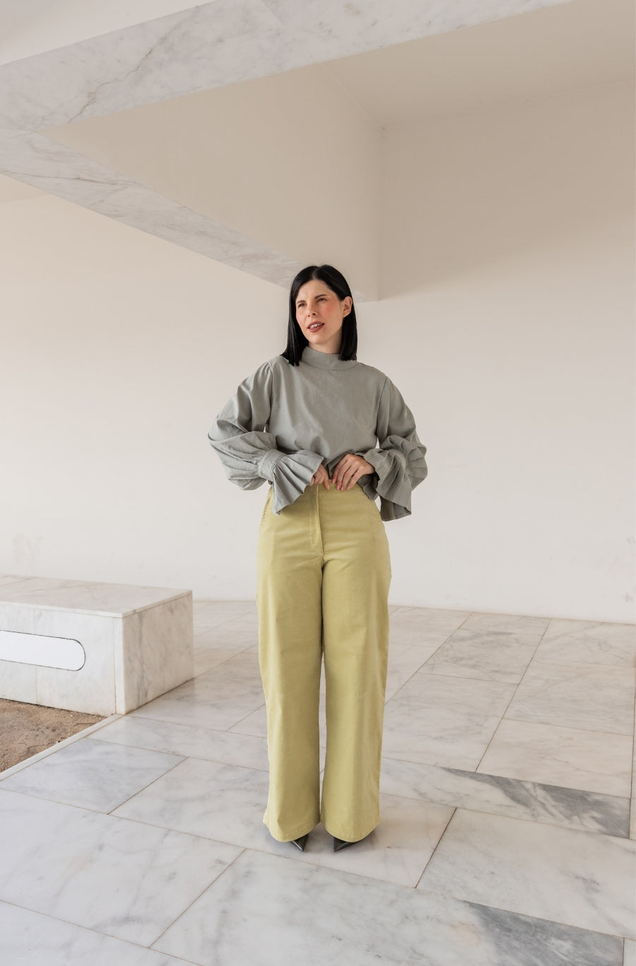 Calças Serena Verde Lima