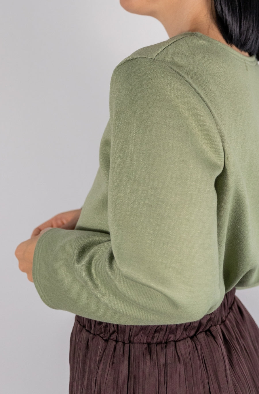 Camisola Malha Verde Matcha