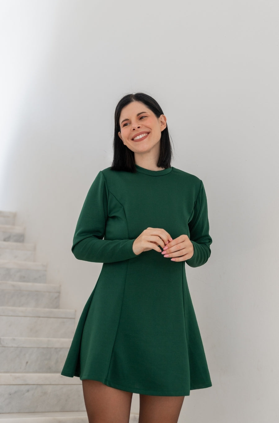 Vestido Rodado Verde