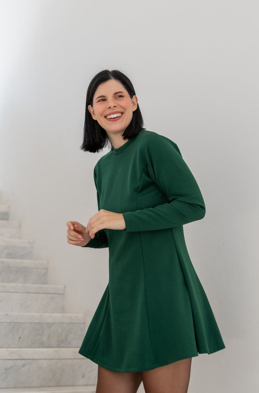 Vestido Rodado Verde